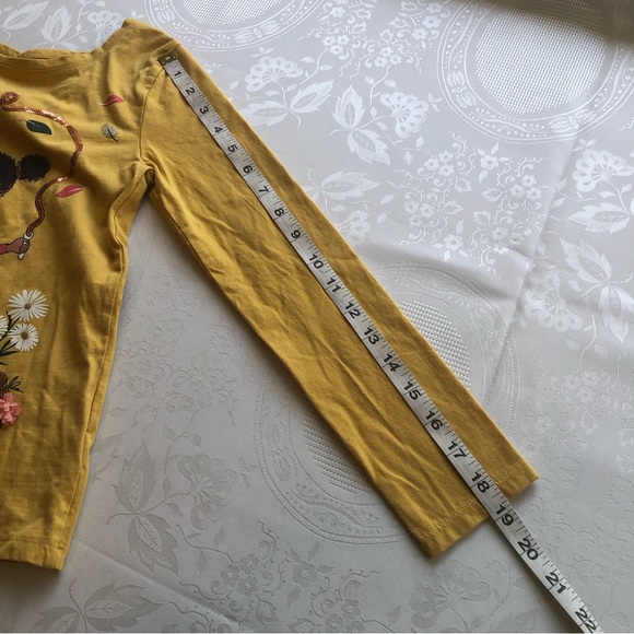 Cynthia Rowley Girls Size M (7-8) Yellow Long Sleeves Shirt Crisscross Back Top - Picture 11 of 15